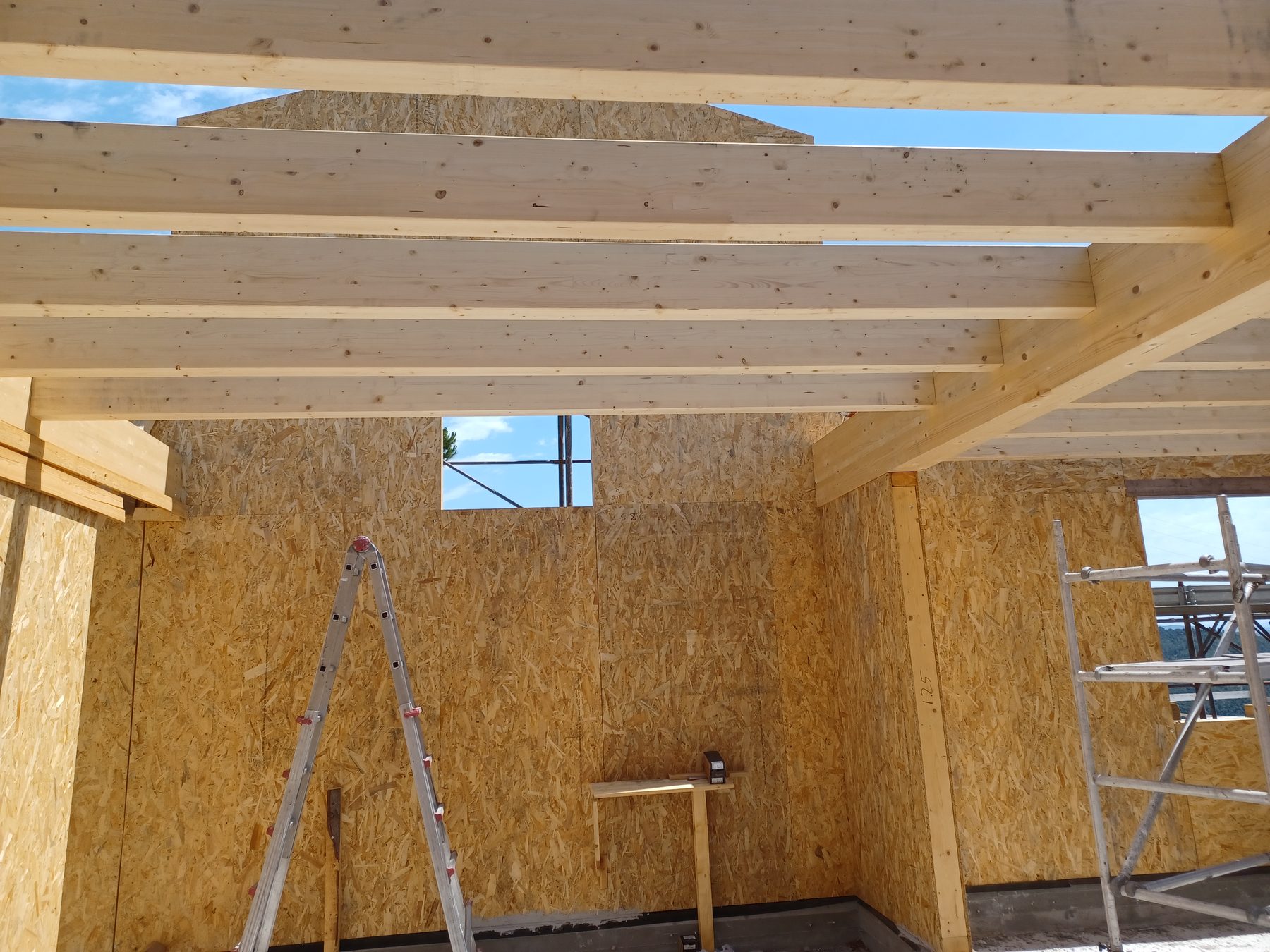 Orditura interna in legno Xlam